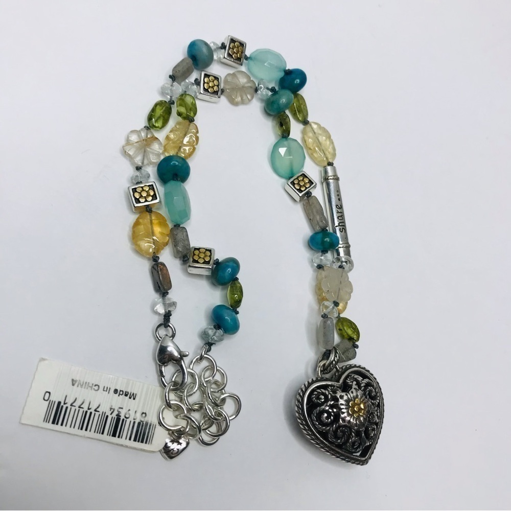 New BRIGHTON American Hero Multicolor Beaded Necklace - Picture 4 of 5